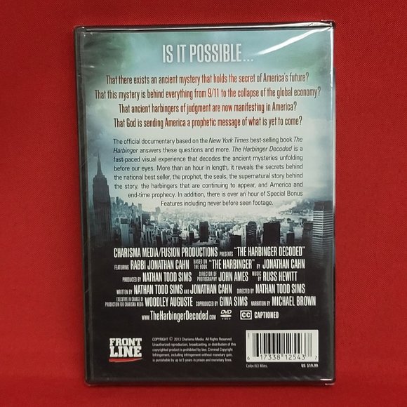 The Harbinger Decoded DVD New Sealed - Picture 2 of 8